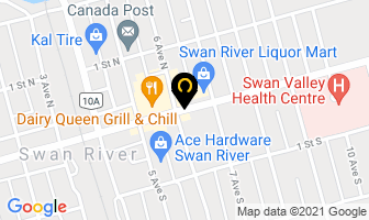 Liquor Mart in Swan River map