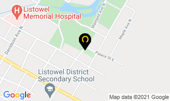 Listowel Memorial Arena in Listowel map