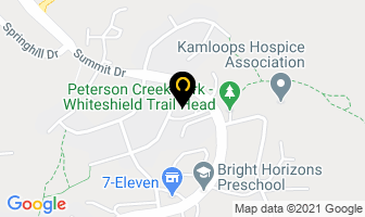 Little Bee Lawn Care in Kamloops map