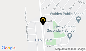 Lively Massage Therapy in Sudbury map