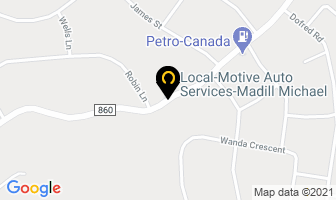 Local-Motive Auto Services-Madill Michael in Hanmer map