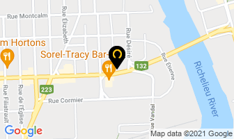 Location Kiroule Inc in Sorel-Tracy map