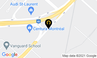 Location Map Inc in Mont-royal map