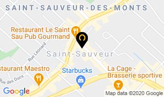 Locations Laurentides Bergeron in Saint-Sauveur map