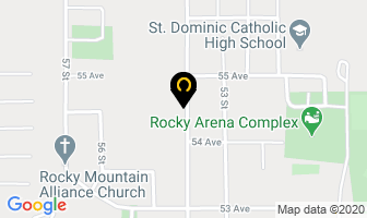 Lochearn Elementary School in Rocky Mountain House map