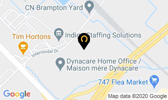 Locher Evers International in Brampton map