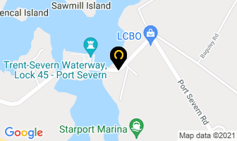 Lock 45 Super Market in Severn Bridge map