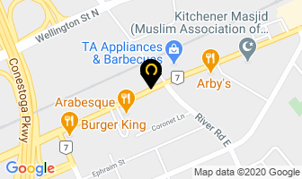 Locksmith Kitchener in Kitchener map