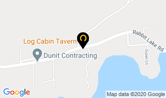 Log Cabin Tavern in Kenora map