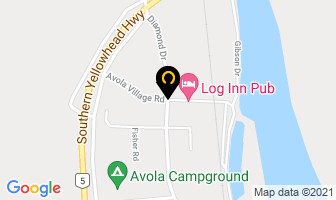 Log Inn Pub in Thompson-nicola P map