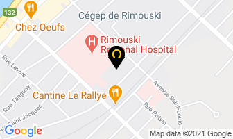 Logeri Inc in Rimouski map