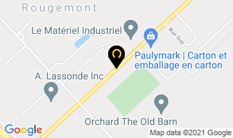 Loisirs Mont-Rouge Inc in Rougemont map