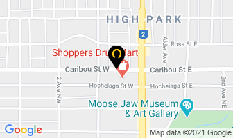 London Allure in Moose Jaw map