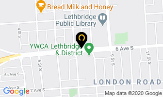 London Road Dental in Lethbridge map