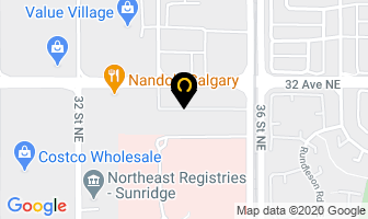 London Square Dental in Calgary map