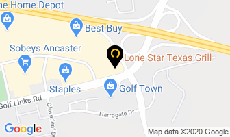 Lone Star Texas Grill in Hamilton map