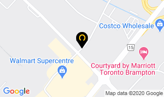 Lonestar Printing in Brampton map
