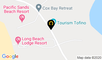 Long Beach Lodge & Resort in Tofino map
