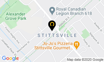 Lonnie's Upholstery in Guelph map
