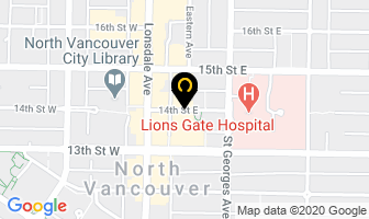 Lonsdale Massage Therapy Centre in North Vancouver map