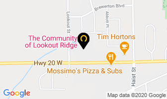 Lookout Ridge Retirement Home in Pelham map