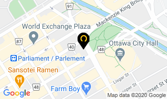 Lord Elgin Hotel in Guelph map