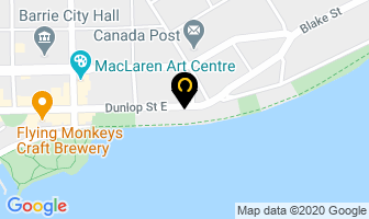 Lorne Investments in Barrie map