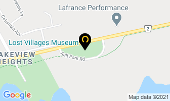 Lost Villages Museum in South Stormont map
