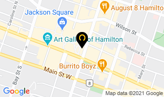 Lottery Hop in Hamilton map