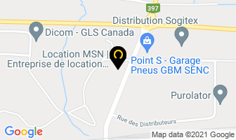 Lou-Tec Location Msn in Val-d'Or map