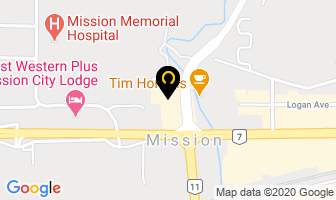 Lougheed Animal Hospital in Mission map
