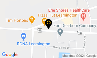 Louie's Collision Service Ltd in Leamington map