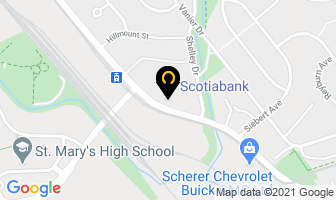 Louie's Hairstyling in Kitchener map