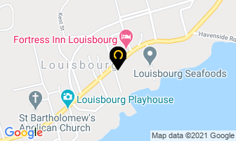 Louisbourg General Store in Cape Breton map