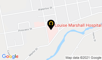 Louise Marshall Hospital in Mount Forest map