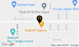 Lou's Beauty Salon in Redcliff map