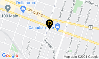 Love Shop in Hamilton map