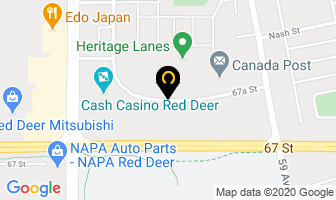 Love Your Hair in Red Deer map