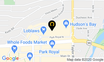 Loving Home Care Services in West Vancouver map