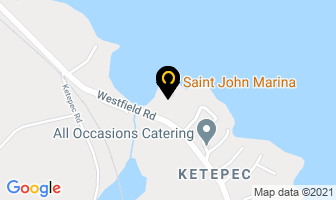 Loyalist City Boat Work in Saint John map
