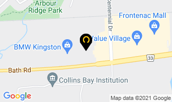 Loyalist Gymnastics Club in Kingston map