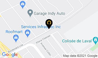 Lp Technologies Inc in Laval map