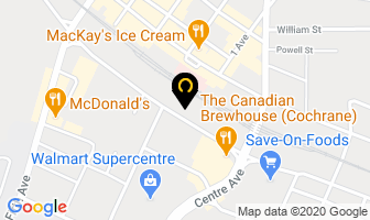 Lube City in Cochrane map