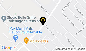 Luc Daviault in Saint-amable map