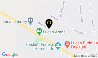 Lucan Lanes Bowling in Lucan map