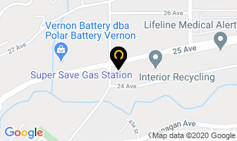 Lucas Auto Repairs in Vernon map