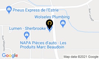 Lumen Division De Sonepar Distribution Inc in Sherbrooke map