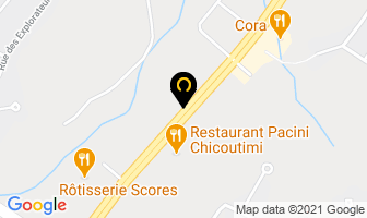 Luminaire Expert Inc in Chicoutimi map