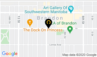 Lung Association Manitoba in Brandon map