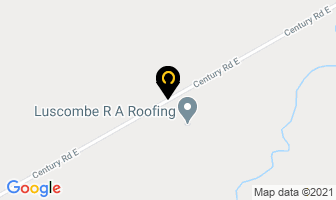 Luscombe R A Roofing in Guelph map